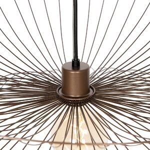 Designerska lampa wisząca brąz 66 cm - Pua Oswietlenie wewnetrzne