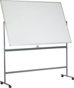 Mobilna biała tablica magnetyczna Basic, dwustronna, 120 x 180 cm