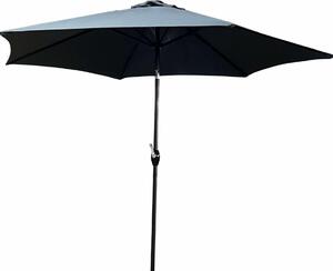 Parasol ogrodowy ORIENT z regulacj nachylenia w kolorze ciemnoszarym 270x270x235 cm