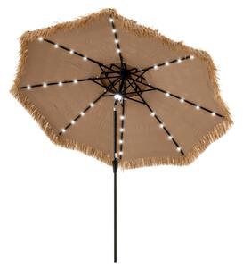 Parasol ogrodowy w stylu hawajskim z oświetleniem LED 313 cm