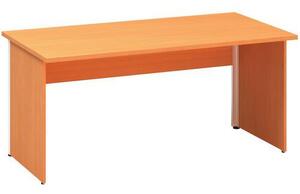 Stół biurowy Alfa 100, 160 x 80 x 73,5 cm, wersja prosta, kolor buk Bavaria