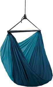 LA SIESTA ZunZun, Hamak wiszący, 120 kg, 2 os., Poliamidowy, Kolor Aqua, 2100 mm