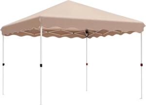 Altana - Pawilon - Namiot imprezowy - Namiot plaowy - Na patio, do ogrodu i na imprezy - 3x3m - Beowy - Wodoodporny i UV50+ - Regulowana wysoko