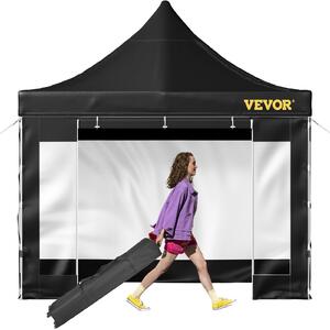 VEVOR altana skadana 3x3m skadana altana 240g poliester powlekany PVC wyskakujca altana 1.95-2.13m regulowany namiot imprezowy namiot ogrodowy namiot plaowy na wesela lub inne dziaania komercyjne