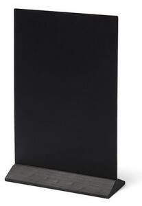 Stojak kredowy do menu, czarny, 21 x 30 cm