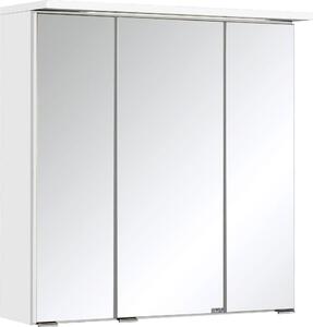 Szafka z lustrem Bologna 3D, biaa, wbudowane owietlenie LED