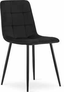 Valora KARA Chair Black x1 - Pojedyncze czarne krzeso do eleganckich aranacji