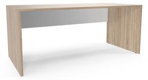 Stół biurowy Maestro, 180 x 80 x 75 cm, wersja prosta, dąb sonoma/biały