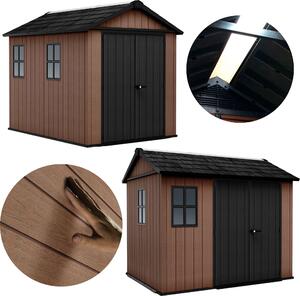 Keter Newton Plus 975 - Domek Ogrodowy Narzdziowy 287x230x246cm - Technologia EVOTECH Brzowy