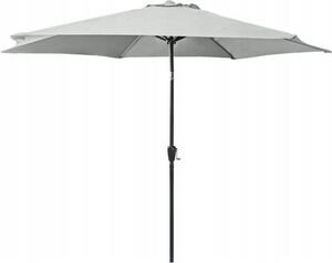 Parasol ogrodowy ORLANDO 3m z pokrowcem szary