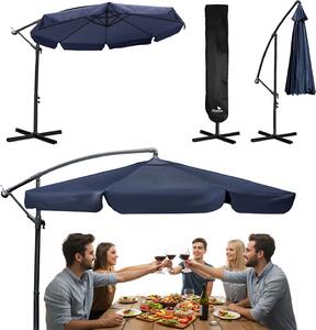 Parasol ogrodowy skadany 8 segmentowy 350 cm z pokrowcem Plonos PL-881