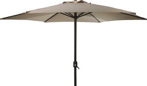 Parasol ogrodowy 248x300cm Beowy z aluminium i tkaniny UV