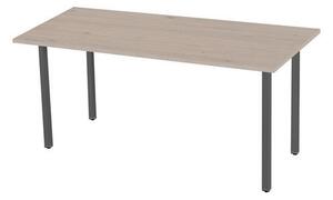 Stół biurowy Standard, 180 x 80 x 75 cm, wersja prosta, dąb