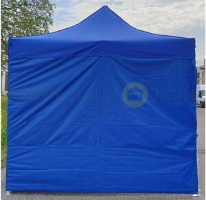 Skadana altana 3x3m ALU Premium z pen cian boczn - niebieska