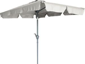 Parasol ogrodowy prostoktny DENVER 2x1,3m jasnoszary