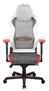 Krzesło biurowe DXRacer Air RN1/WRN – białe, czerwone, szare