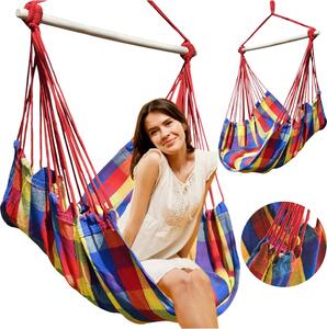 Krzeso brazylijskie fotel wiszcy hamak ogrodowy z drkiem hutawka boho
