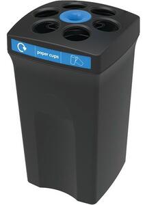 Vepabins Pojemnik na kubki papierowe EnvirocupXL czarny/niebieski