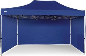 Skadana altana 3x4,5m ALU Premium - 4 pene ciany boczne - niebieska