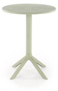 Stolik ogrodowy CALVO 60x60 miętowy z tworzywa PVC