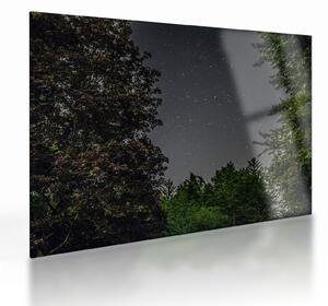 Obraz na szkle - nocne niebo (70x50 cm)