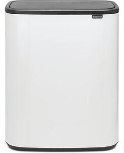Brabantia Kosz na śmieci Touch BO 2 x 30 l biały