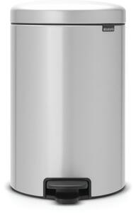 Kosz na śmieci z pedałem NewIcon 20 l Brabantia matowa stal nierdzewna
