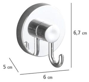 Zestaw: Uchwyt na papier toaletowy MILAZZO, Vacuum-Loc + Dwa wieszaki na przyssawki Vacuum-Loc, WENKO