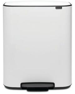 Kosz na śmieci z pedałem biały Bo 60 l, Brabantia
