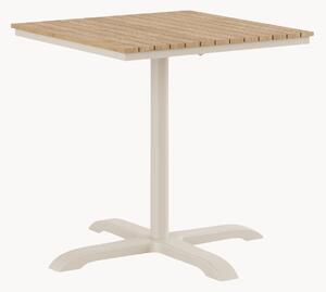 Stolik balkonowy z blatem z drewna tekowego Mood, 70 x 70 cm