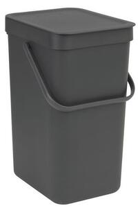 Kosz na śmieci Sort&Go 12 l szary – Brabantia
