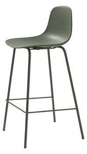 Plastikowy hoker w kolorze khaki (wysokość siedziska 67,5 cm) Whitby – Unique Furniture
