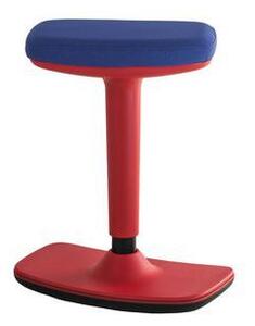 Alba Krzesło balansujące LEO, czerwone/niebieskie
