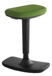 Alba Krzesło balansujące LEO, czarne/zielone