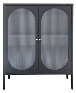 Czarna metalowa witryna 90x110 cm Adelaide – House Nordic