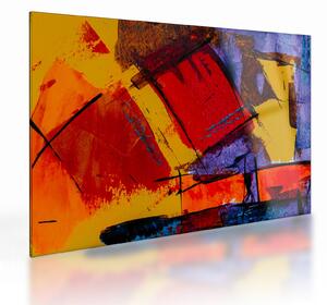 Obraz na szkle abstrakcji (70x50 cm)