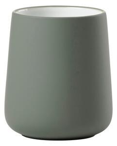 Zielony porcelanowy kubek na szczoteczki do zębów Nova – Zone