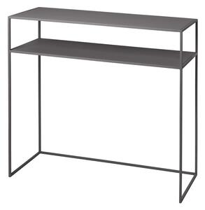 Ciemnoszara metalowa konsola 35x85 cm Fera – Blomus