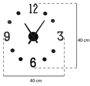 Zegar ścienny ZRÓB TO SAM, wskazówkowy, Ø 40 cm