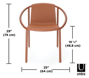 Ceglaste krzesło Ringo – Umbra