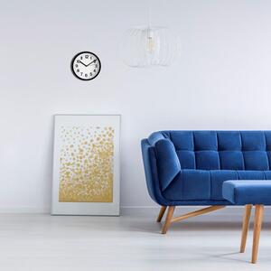 Okrągły zegar biurowy na ścianę, Ø 22 cm, klasyczny