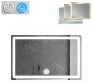 Lustro prostokątne 50 cm x 70 cm, podświetlane LED I ArtDHome