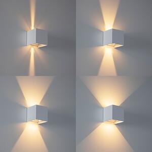 Zewnetrzna Kinkiet / Lampa scienna zewnętrzny biały w tym LED 2-punktowy IP54 - Edwin Oswietlenie zewnetrzne