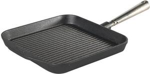 Patelnia grillowa kwadratowa 25 cm Soft Selection ze stalową rączką