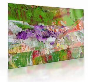 Obraz na szkle abstrakcji - malarstwo (70x50 cm)