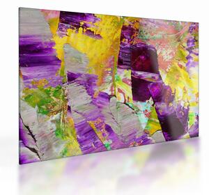 Obraz na szkle abstrakcji - malarstwo (70x50 cm)
