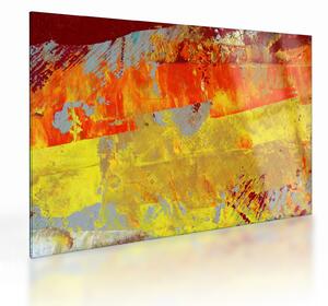 Obraz na szkle abstrakcji - malarstwo (70x50 cm)