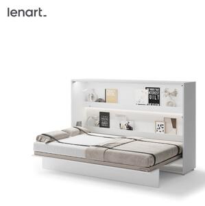 MebleMWM BED CONCEPT BC-05p - półkotapczan poziomy 120 - biały połysk