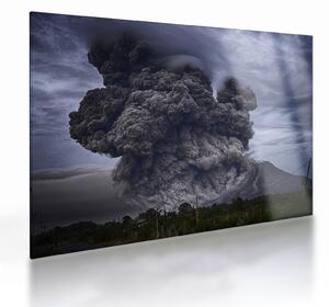 Obraz na szkle - Erupcja wulkanu (70x50 cm)