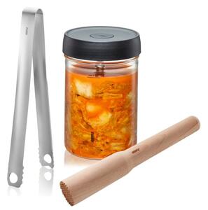 Słoik GEFU Nativo G-15800 1 L + zestaw do fermentacji